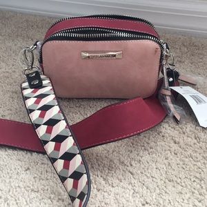 Steve Madden Colorblock Double Zip Mini Crossbody